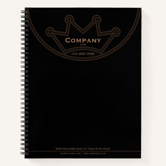 Logo spiraalvormige Notitieboek (Voorkant)