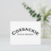 Logo staatsgevangenis Coxsackie Briefkaart (Staand voorkant)