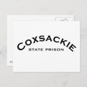 Logo staatsgevangenis Coxsackie Briefkaart (Voorkant / Achterkant)