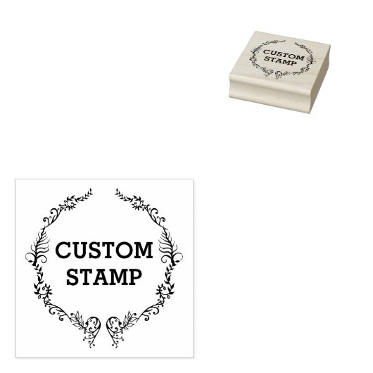 Logo stempel, Aangepaste rubberen stempel, zakelij Rubberstempel (Gestempeld)