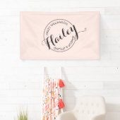 Logo Stempel Makeup en Roze Spandoek (Insitu)