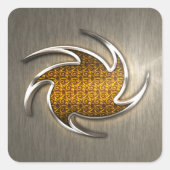 logo sticker 3d effect  (Voorkant)