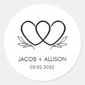 Logo sticker Huwelijkssticker voor koppels (Voorkant)