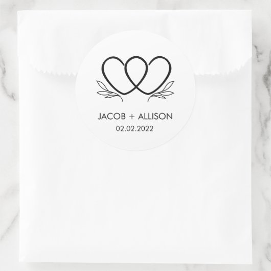 Logo sticker Huwelijkssticker voor koppels (Tas)