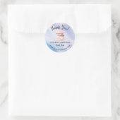 Logo Sticker Luxe Bakkerij | Verpakt met zorg (Tas)