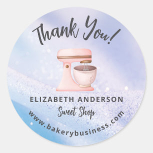 Logo Sticker Luxe Bakkerij Verpakt met zorg
