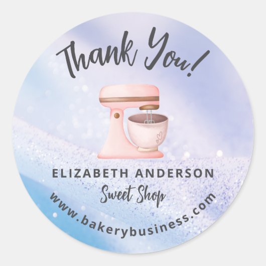 Logo Sticker Luxe Bakkerij | Verpakt met zorg (Voorkant)