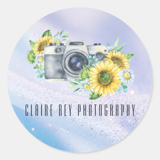 Logo Sticker Luxe Fotograaf (Voorkant)