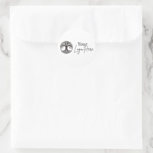  Logo-Sticker Ronde Sticker (Tas)