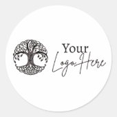  Logo-Sticker Ronde Sticker (Voorkant)