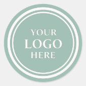 logo stickers for packaging, custom business (Voorkant)