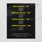 Logo stijl snelheidsmeter  flyer (Achterkant)