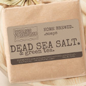 Logo  stijl zeep Sjabloon verpakking Etiket