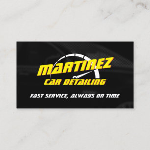 Logo-stijlsnelheidsmeter Visitekaartje