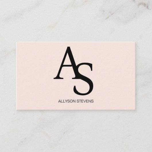 Logo Struik roze haar make-up qr code Visitekaartje (Voorkant)