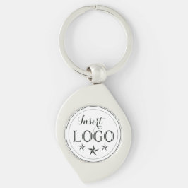 Logo Swirl Sleutelhanger voor Business Promotion