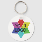 Logo Symbool Business Company Promotion Sleutelhanger (Voorkant)