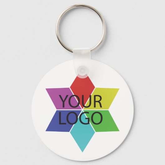 Logo Symbool Business Company Promotion Sleutelhanger (Voorkant)