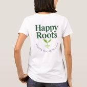 Logo T-shirt (achterkant bedrukt) | Happy Roots (Achterkant)