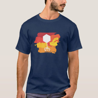 Logo T-Shirt (meerkleurig; Rood/Oranje)