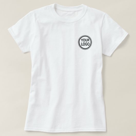 Logo T-Shirt voor aangepaste bedrijfskmerken (Design voorkant)