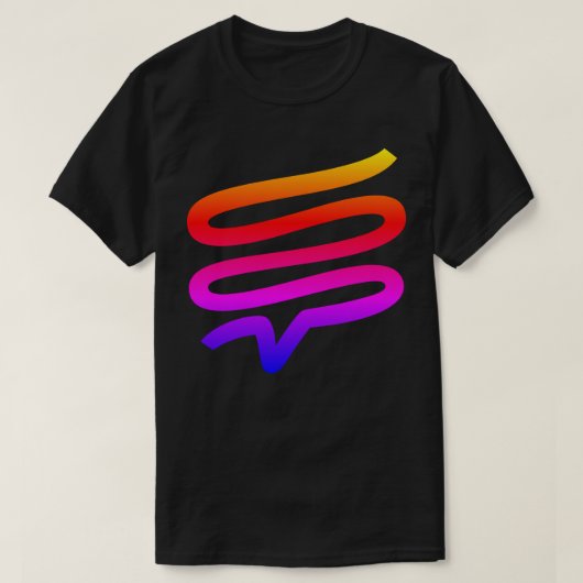 Logo t-shirt voor regenbooggradiënt Telepath (Design voorkant)