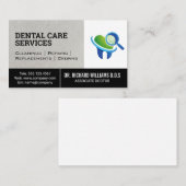 Logo tandheelkundige inspectie | Tooth Visitekaartje (Voorkant / Achterkant)