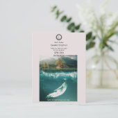 Logo Taupe Auteur promotiemateriaal Bladwijzer Briefkaart (Staand voorkant)