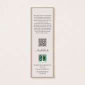 Logo Taupe Auteur promotiemateriaal Bladwijzer Mini Visitekaartjes (Achterkant)