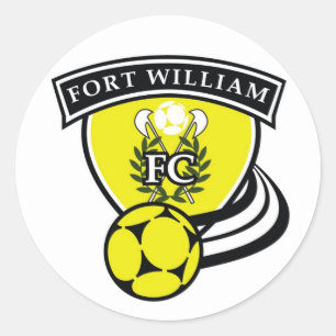 Logo -Team Kit - Fort William High... - Gepersonal Ronde Sticker
