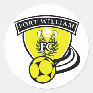Logo -Team Kit - Fort William High... - Gepersonal Ronde Sticker