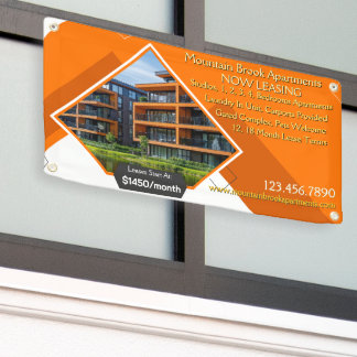 Logo-tekst afbeelding aanpassen Appartementen nu t Spandoek