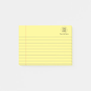 Logo Tekst Business Lined School Notitieboek Papie Post-it® Notes