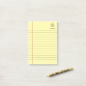Logo Tekst Business Lined School Notitieboek Papie Post-it® Notes (Op bureau)