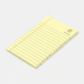 Logo Tekst Business Lined School Notitieboek Papie Post-it® Notes (Schuin)
