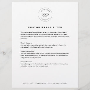 logo-tekst Contactgegevens Zakelijk Flyer