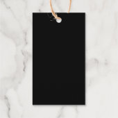 Logo Tekst Folie Gift Tag Enclosures Premium Kraft (Achterkant)