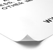 Logo Tekst Promotiebedrijf Poster (Hoek)