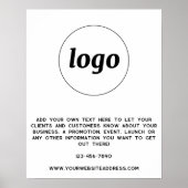 Logo Tekst Promotiebedrijf Poster (Voorkant)