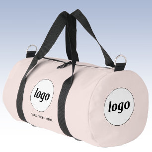 Logo Tekst Promotionele Business Blush Pink Plunjezak