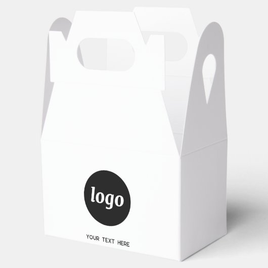 Logo Tekst QR Code Promotionele Zakelijke Verpakki Bedankdoosjes (Geopend)