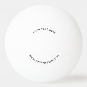 Logo Tekst Website Zakelijk Promotioneel Pingpongbal (Achterkant)