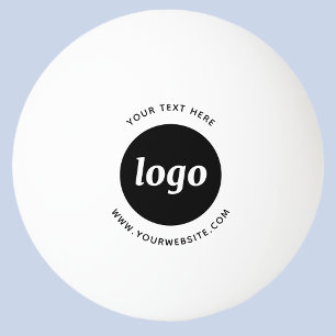 Logo Tekst Website Zakelijk Promotioneel Pingpongbal