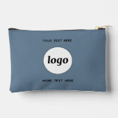Logo Tekst Zakelijk Promotie Branding Blauw Etui (Achterkant)