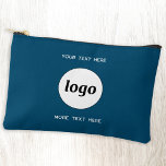 Logo Text Business Promotional Branding Blauwgroen Etui<br><div class="desc">Voeg je eigen logo toe aan dit ontwerp. Minimalistisch en professioneel. Wijzig of verwijder de bovenste en onderste tekst, voeg jouw namen, bedrijfsslogan, telefoonnummer of website toe. Geweldig voor een promotieproduct voor uw medewerkers, medewerkers, klanten en klanten. Ideaal voor shows, reizen, zakelijke of sportevenementen en weggeefacties. Voor andere versies, zie...</div>
