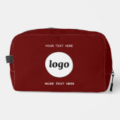 Logo Text Business Promotional Branding Bourgogne Toilettasje (Voorkant)