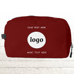 Logo Text Business Promotional Branding Bourgogne Toilettasje<br><div class="desc">Voeg je eigen logo toe aan dit ontwerp. Minimalistisch en professioneel. Wijzig of verwijder de bovenste en onderste tekst, voeg jouw namen, bedrijfsslogan, telefoonnummer of website toe. Geweldig voor een promotieproduct voor uw medewerkers, medewerkers, klanten en klanten. Ideaal voor shows, reizen, zakelijke of sportevenementen en weggeefacties. Voor andere versies, zie...</div>