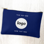 Logo Text Business Promotional Branding Navy Blue Etui