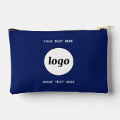 Logo Text Business Promotional Branding Navy Blue Etui (Achterkant)