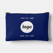 Logo Text Business Promotional Branding Navy Blue Etui (Voorkant)